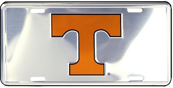 signs 4 fun Tennessee Volunteers Polished License Plate