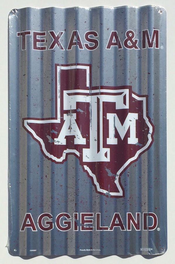 signs 4 fun Texas A&M Corrugated Large Parking Sign