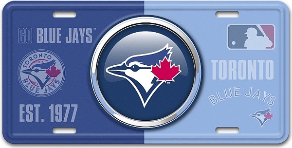 signs 4 fun Toronto BlueJays Bullseye License Plate