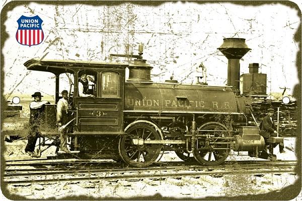 signs 4 fun Union Pacific Locomotive Sm. Parking Sign