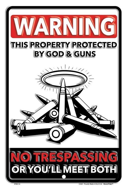 signs 4 fun Warning Property Protected Small Parking Sign