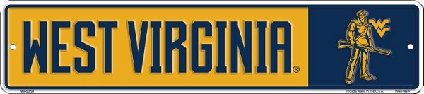 signs 4 fun West Virginia Mountaineers Small Street Sign