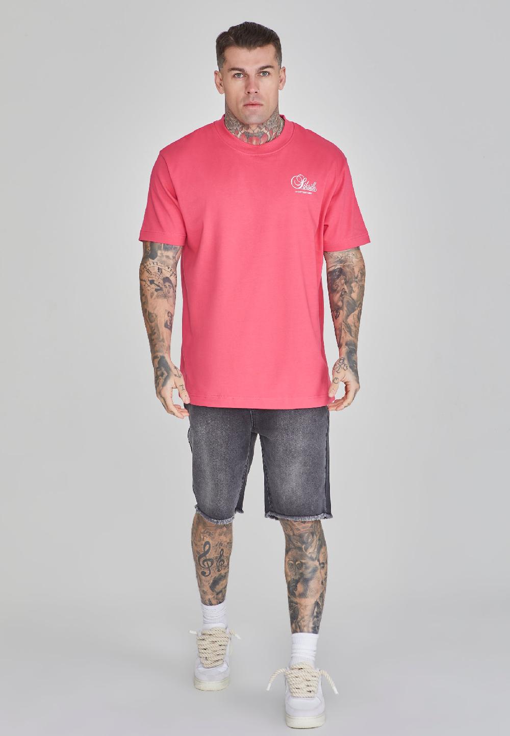 Sik Silk Black Denim Shorts