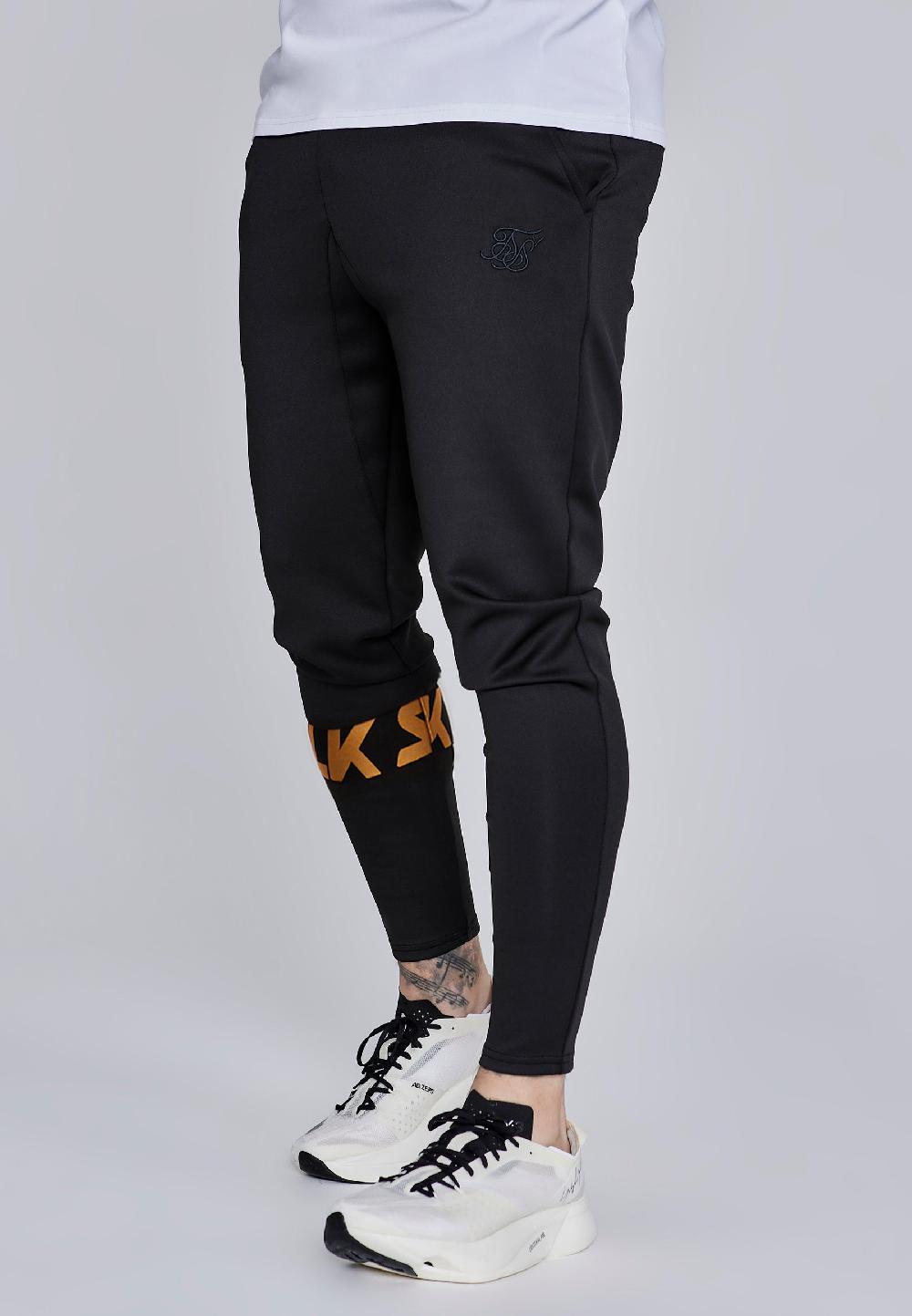 Sik Silk Black Dynamic Joggers