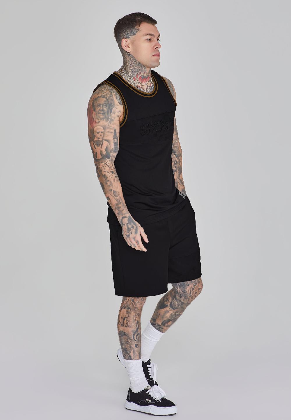 Sik Silk Black Dynamic Shorts