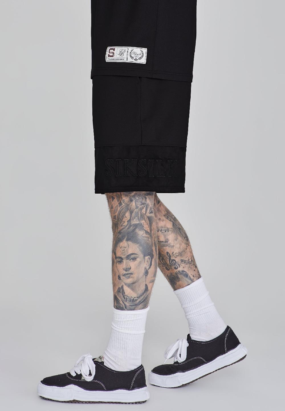 sik silk Black Dynamic Shorts