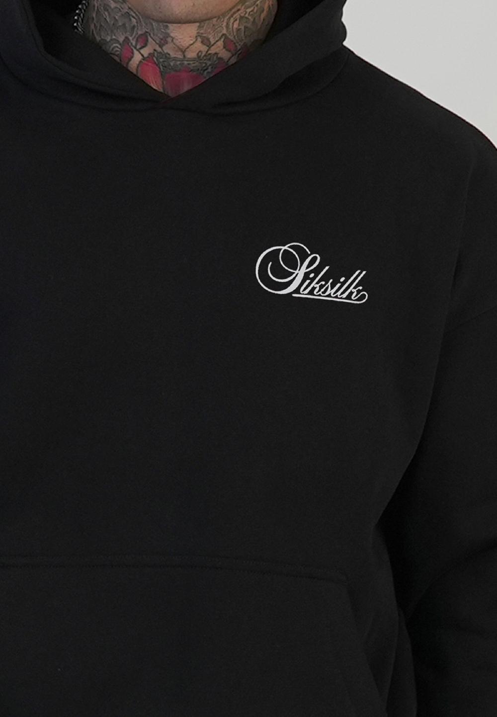 Sik Silk Black Essentials Hoodie