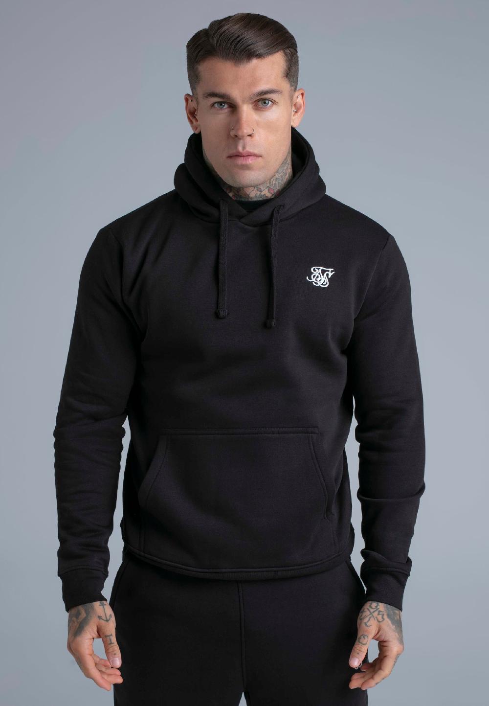 sik silk Black Essentials Hoodie