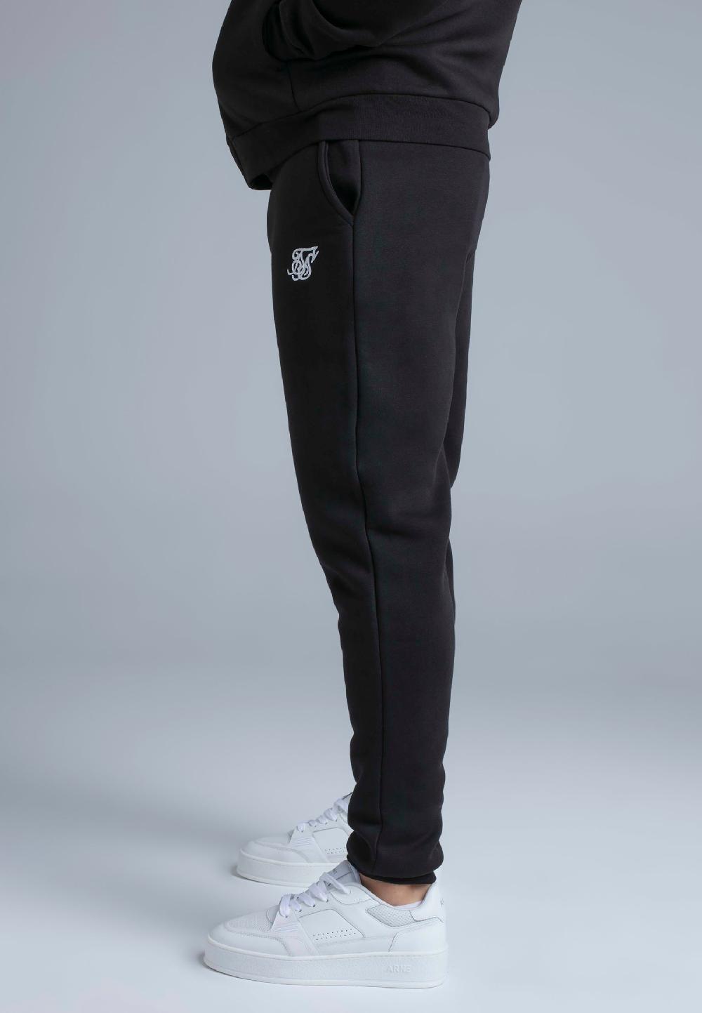 Sik Silk Black Essentials Joggers