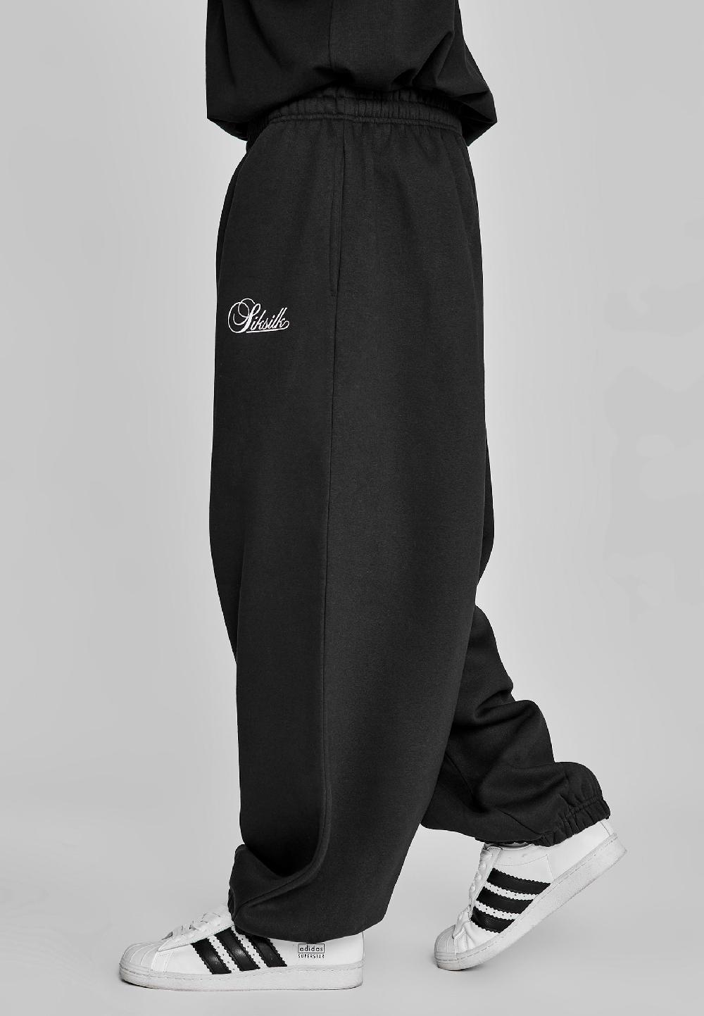 Sik Silk Black Essentials Joggers