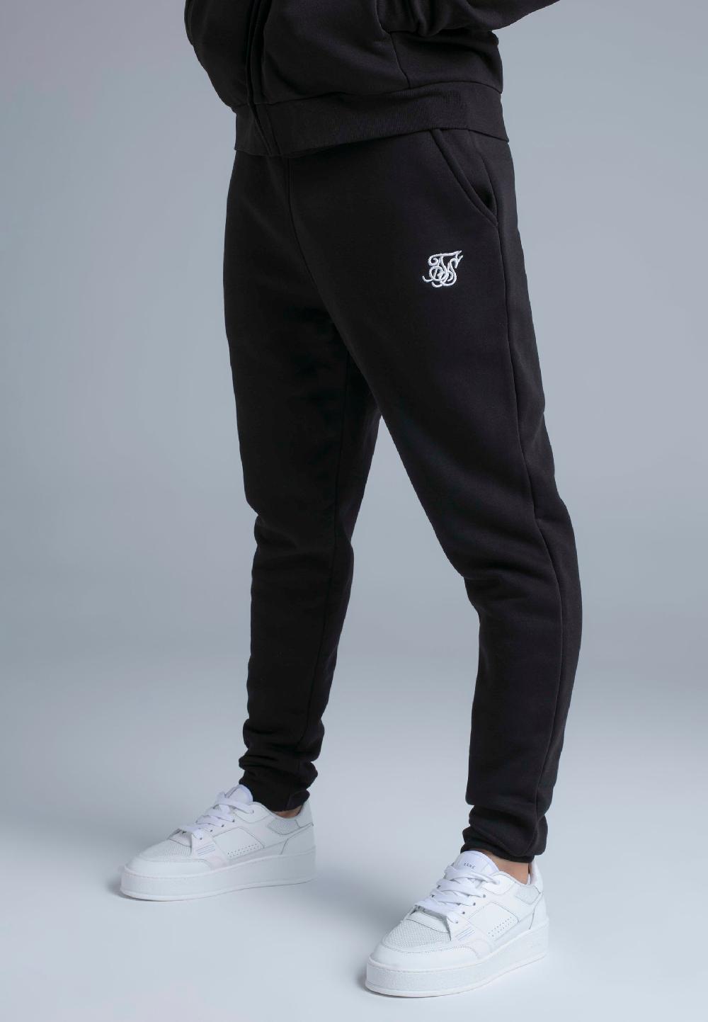 sik silk Black Essentials Joggers