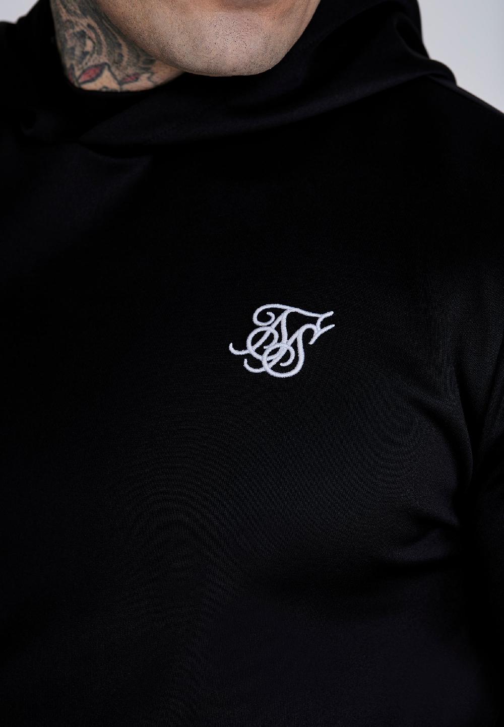 Sik Silk Black Essentials Poly Hoodie