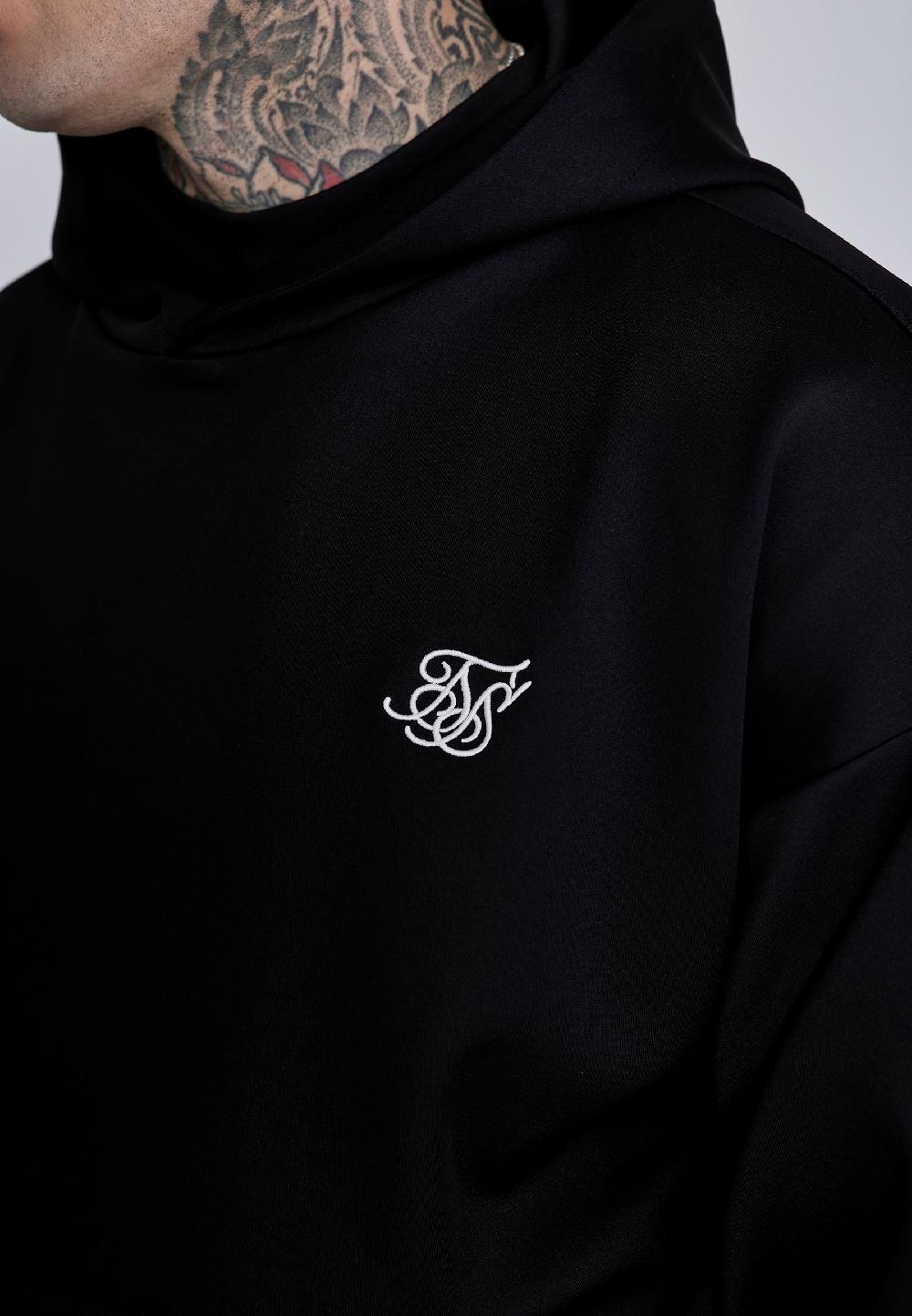 Sik Silk Black Essentials Poly Hoodie