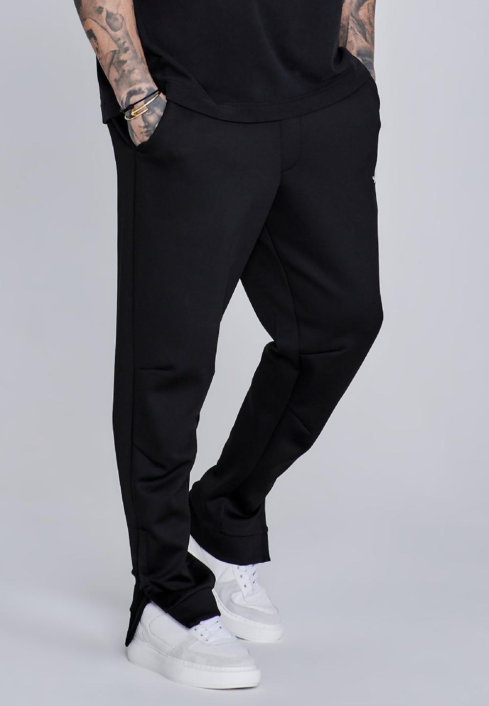 sik silk Black Essentials Poly Joggers