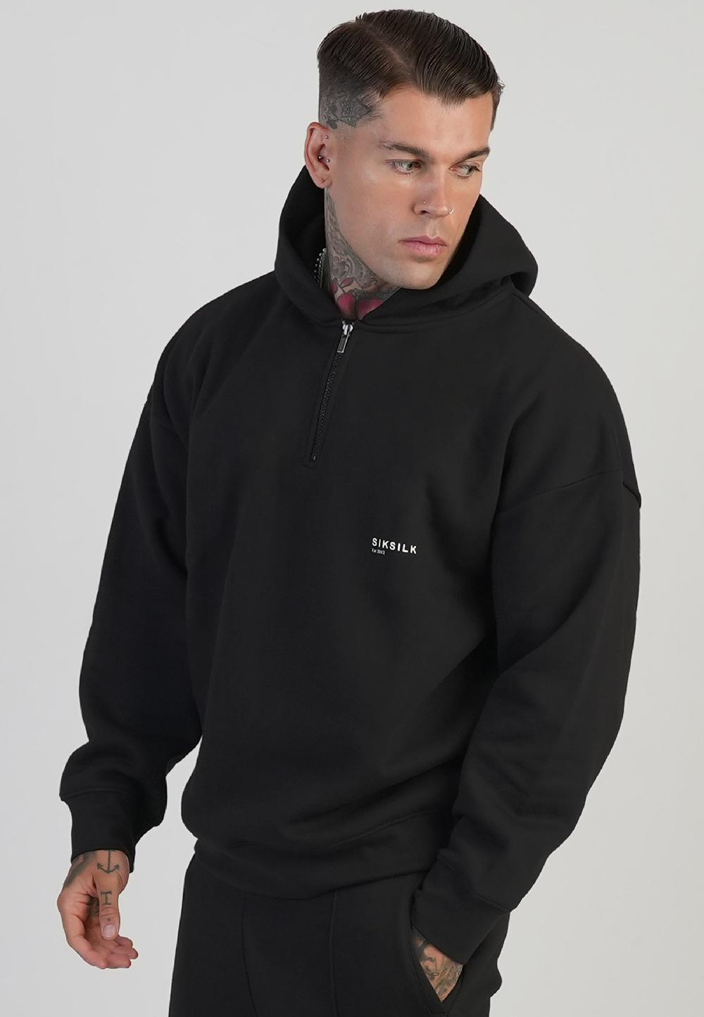 Sik Silk Black Graphic Hoodie