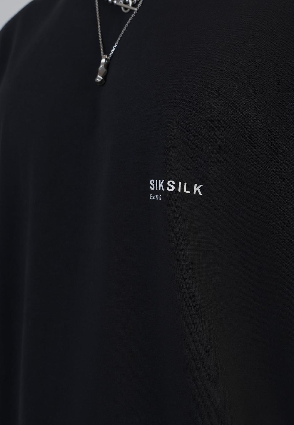 Sik Silk Black Graphic T-Shirt