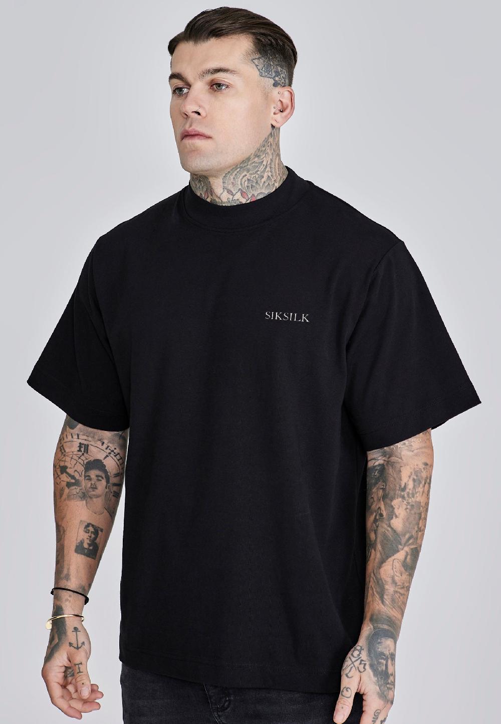 Sik Silk Black Graphic T-Shirt