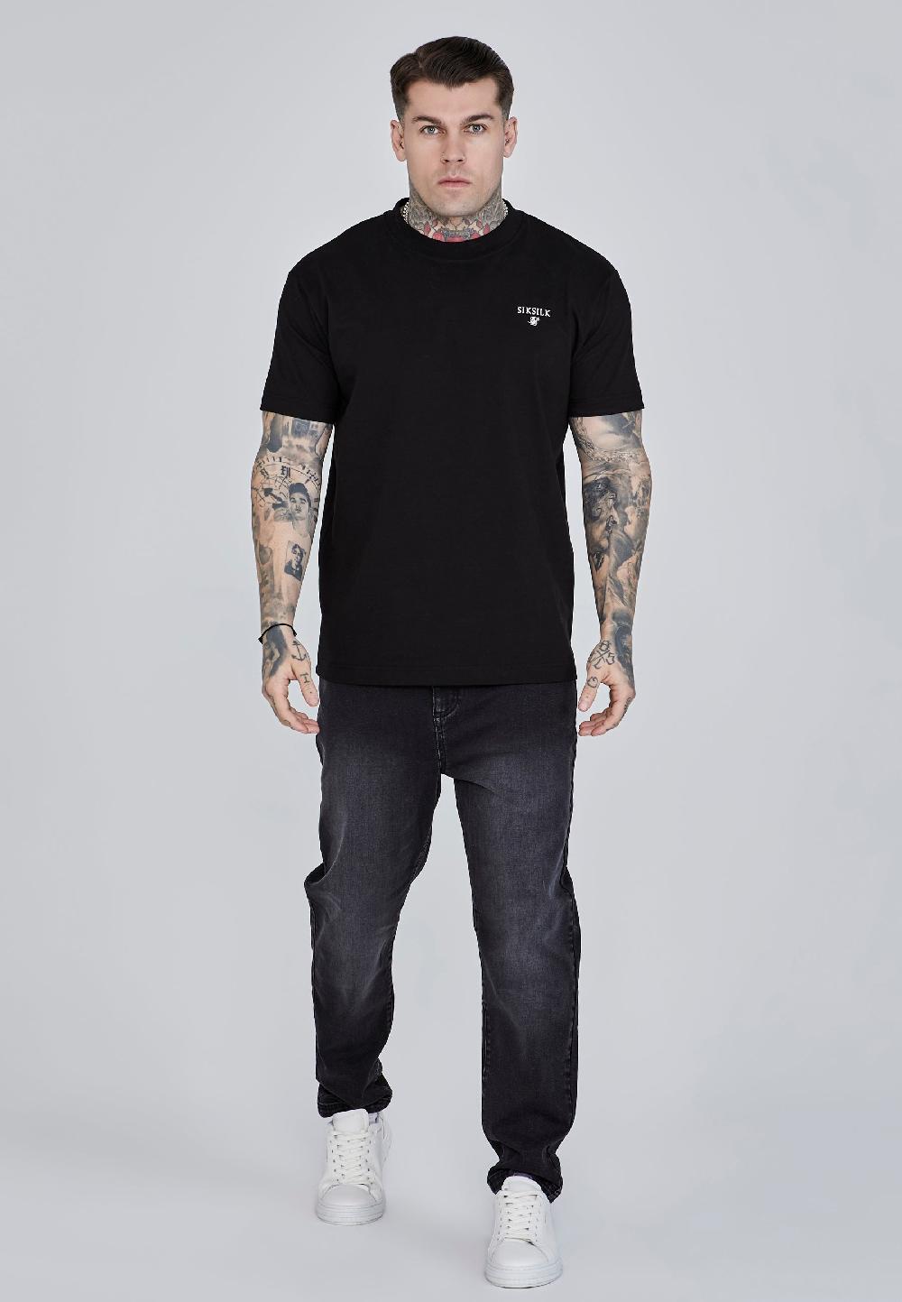 Sik Silk Black Graphic T-Shirt