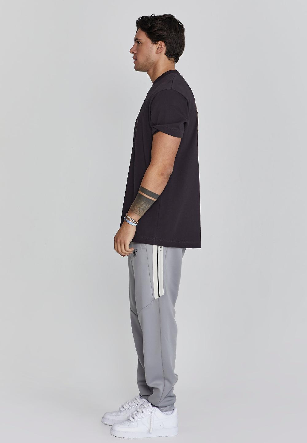 Sik Silk Black Graphic T-Shirt