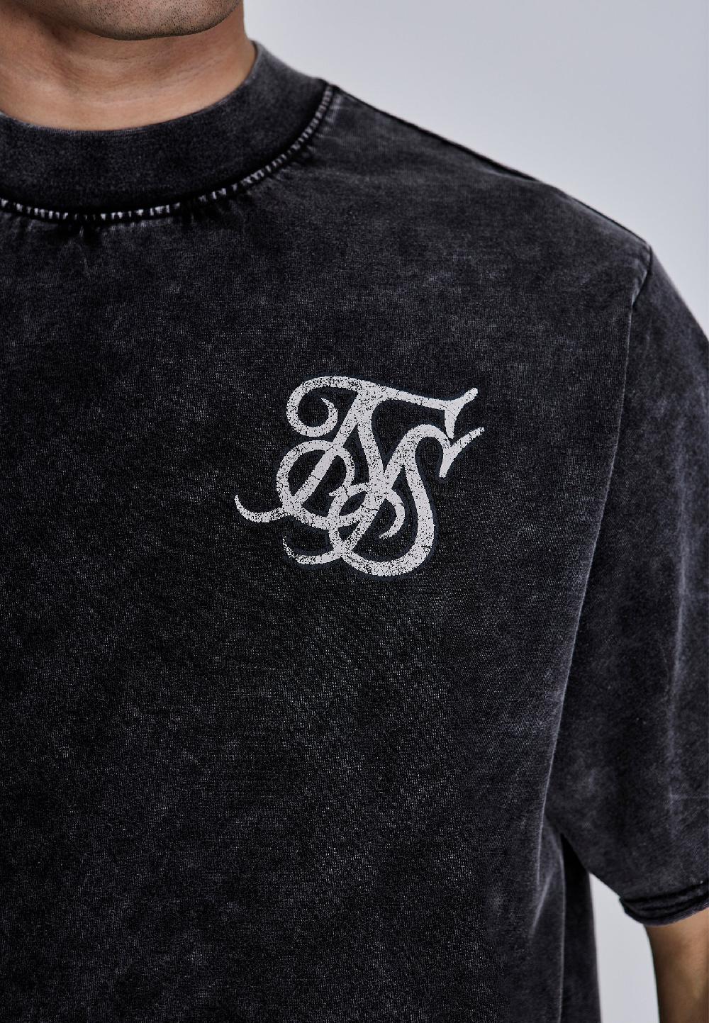 Sik Silk Black Logo T-Shirt