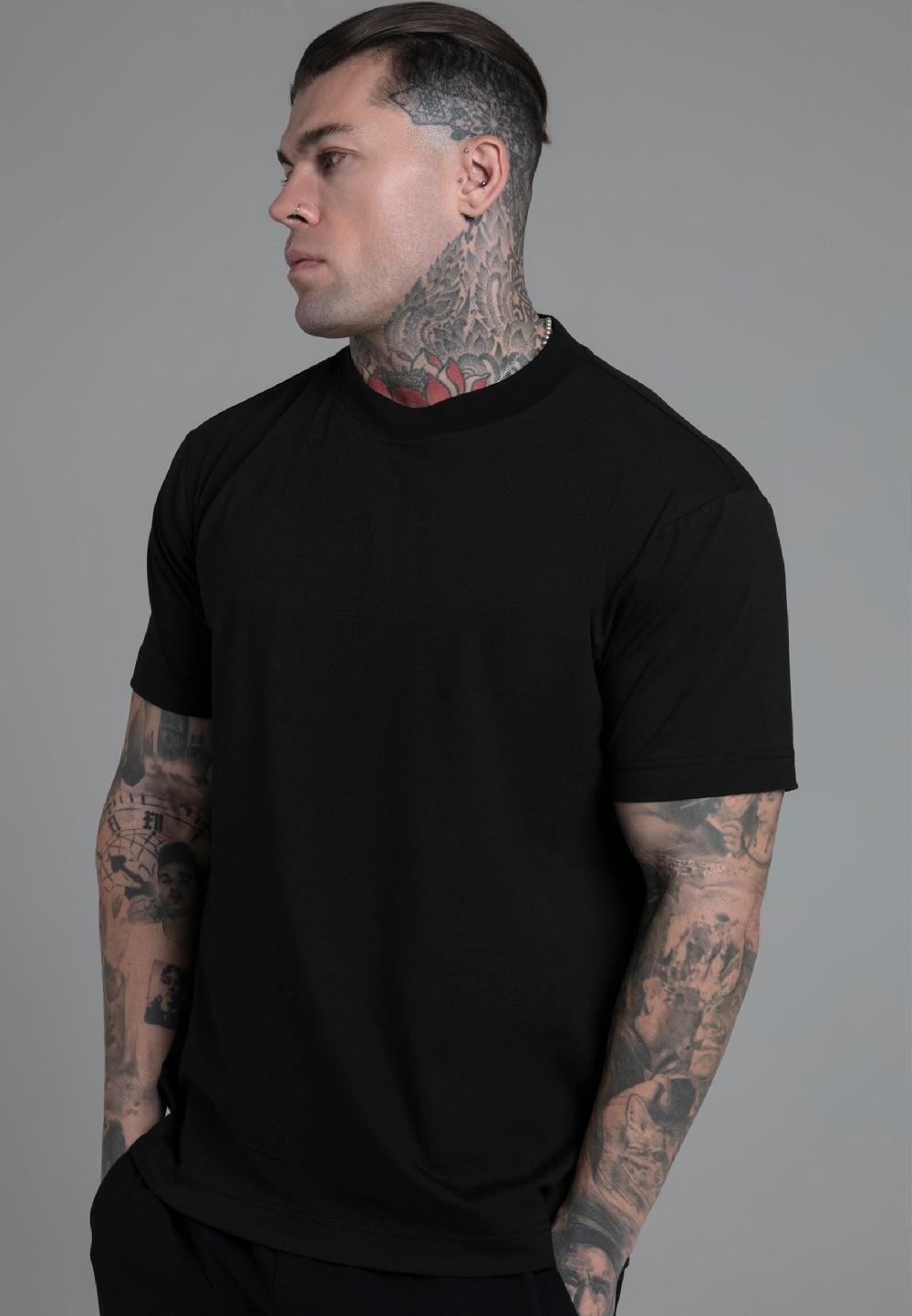 sik silk Black Pack of 2 T-Shirts