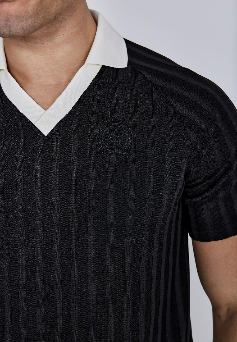 Sik Silk Black Polo T-Shirt