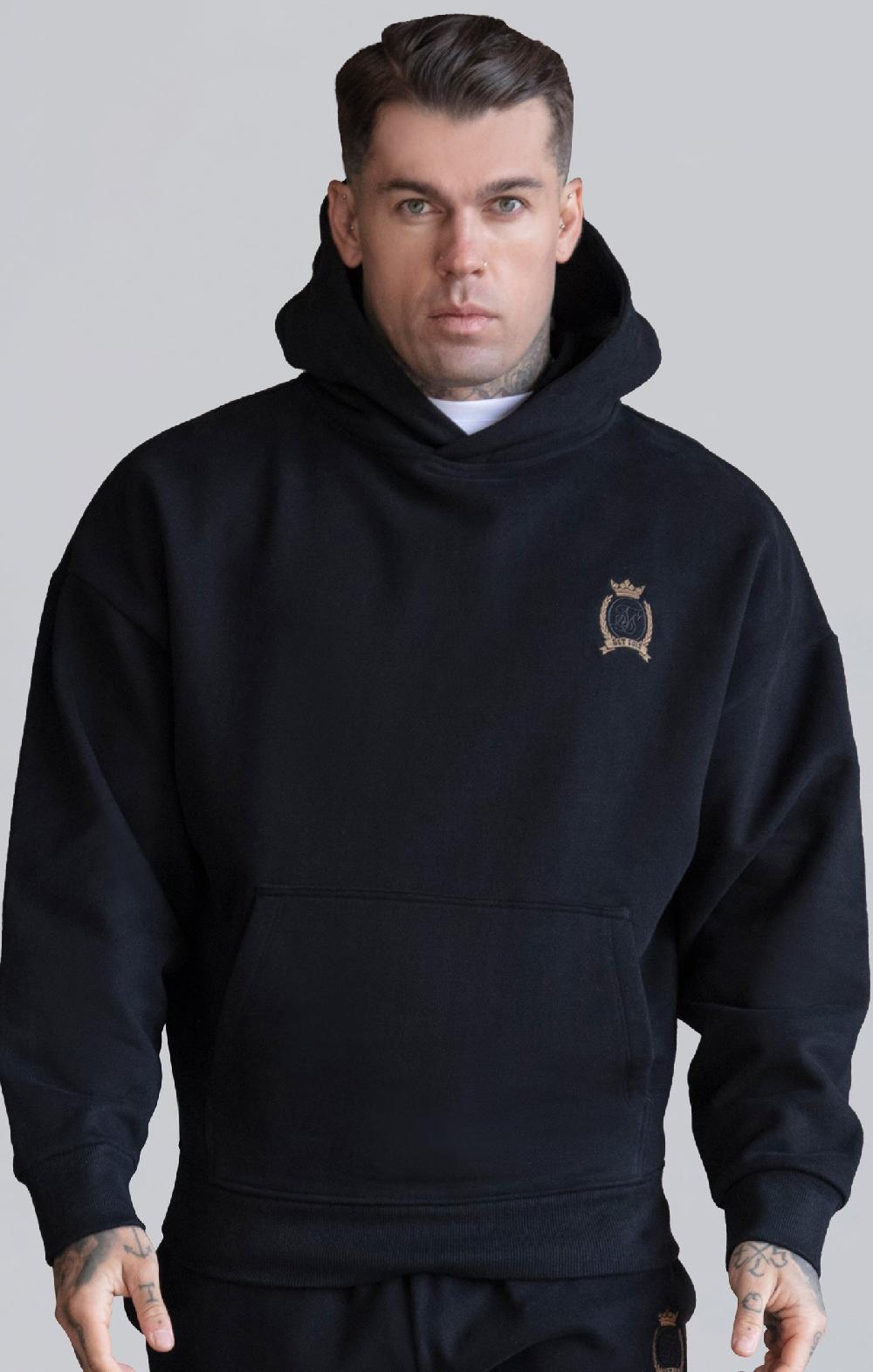 Sik Silk Black Pullover Hoodie