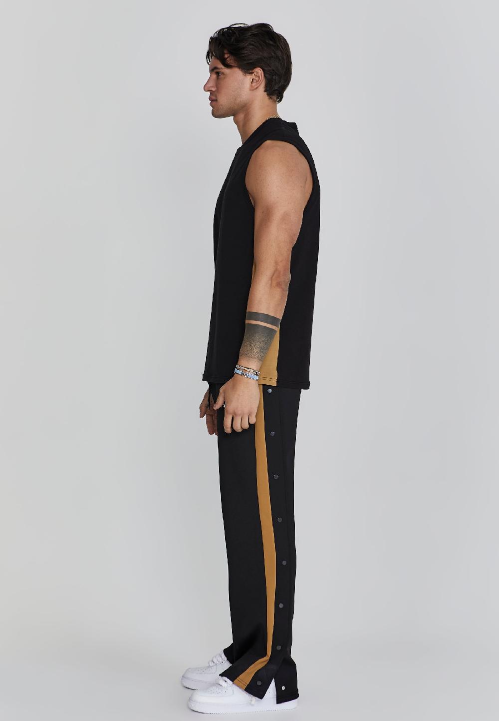 Sik Silk Black Relaxed Fit Vest