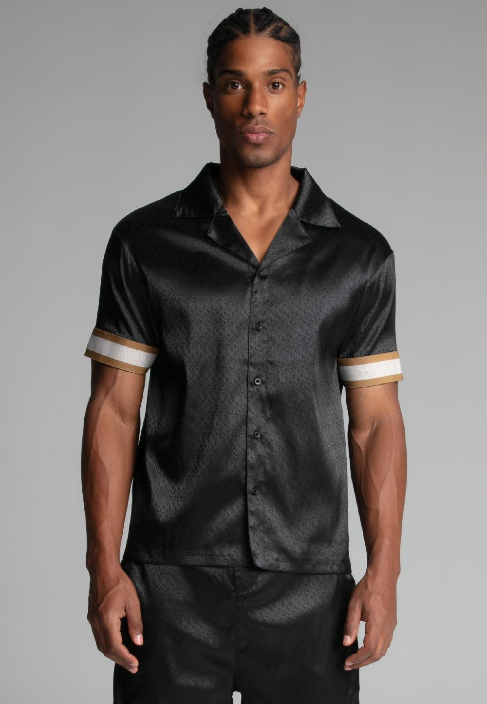 sik silk Black Resort Shirt