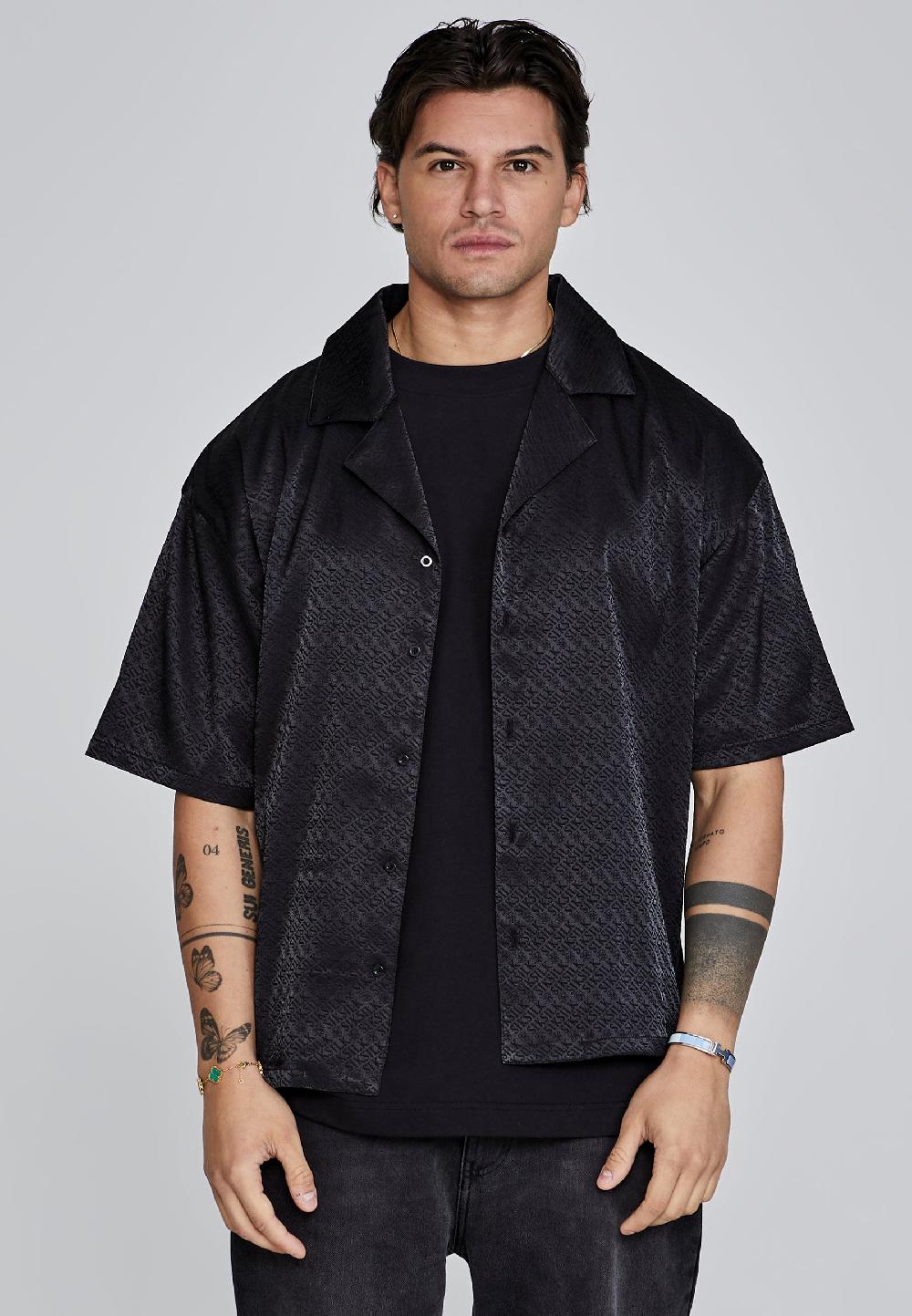 sik silk Black Resort Shirt
