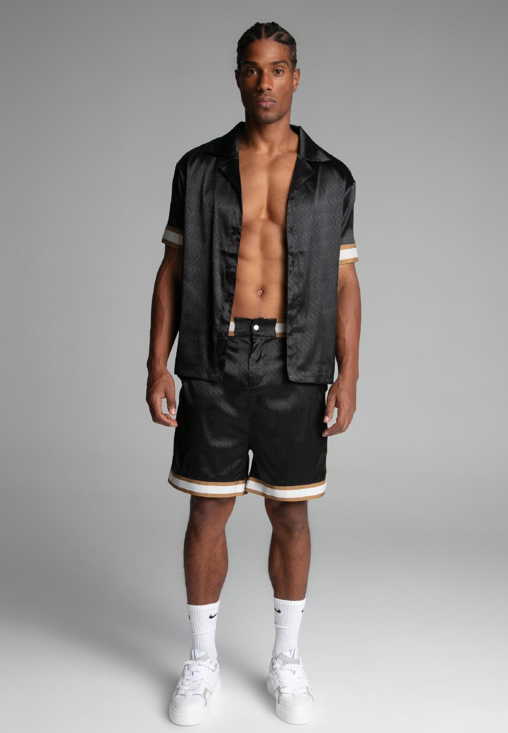 Sik Silk Black Resort Shorts