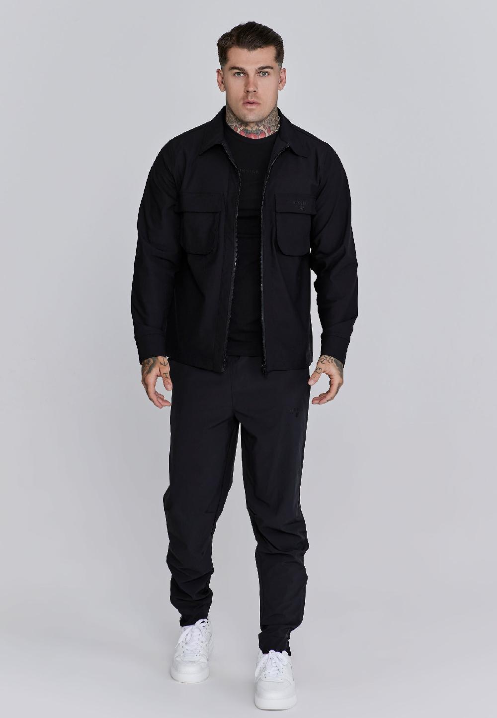 Sik Silk Black Smart Joggers