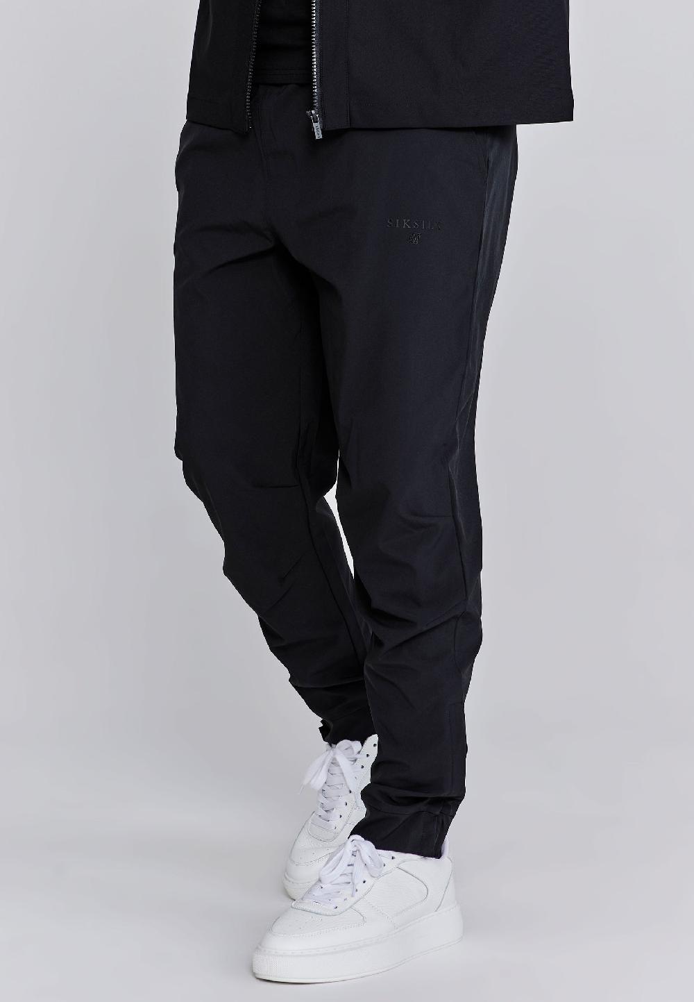 sik silk Black Smart Joggers