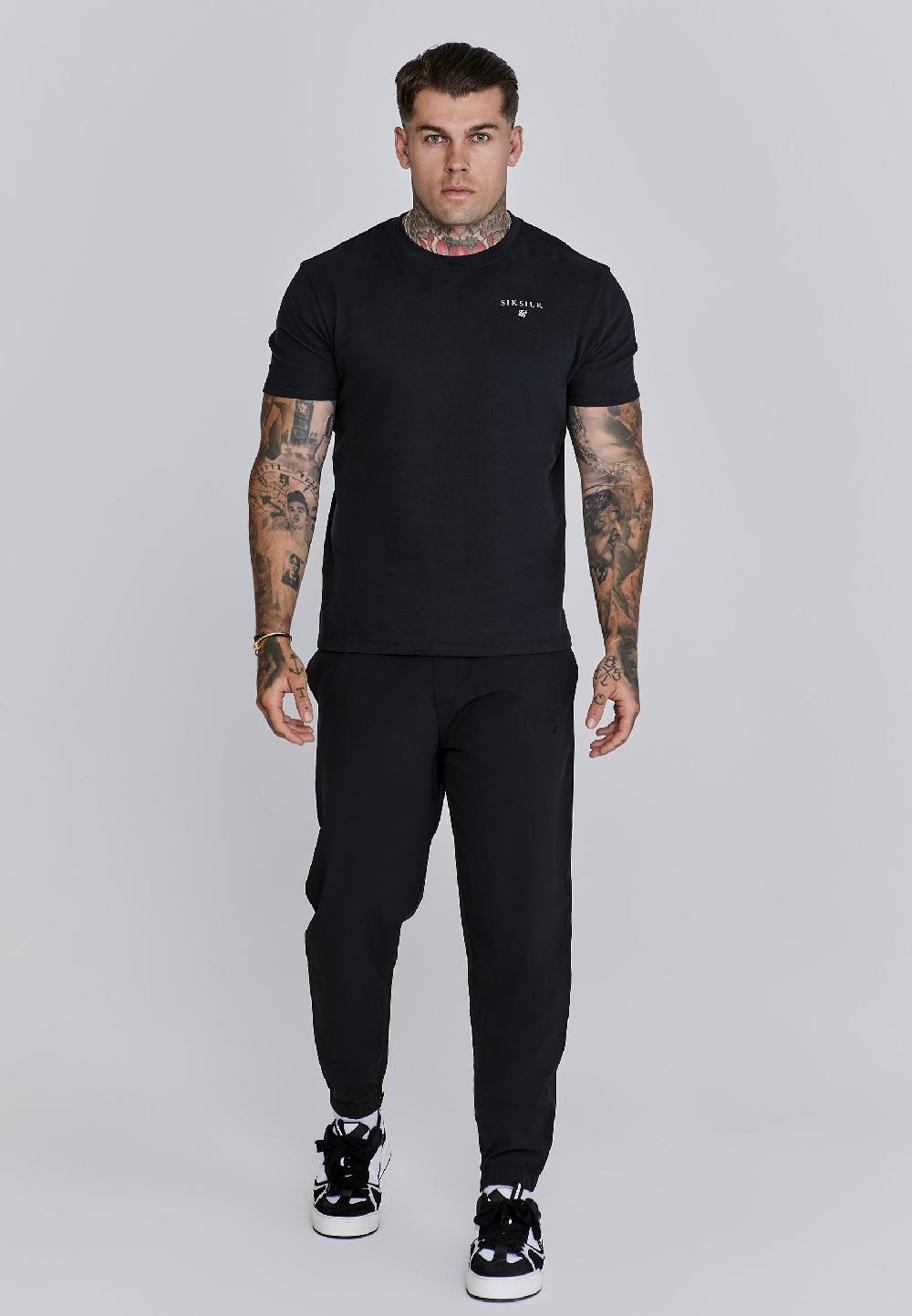 Sik Silk Black Smart Pant