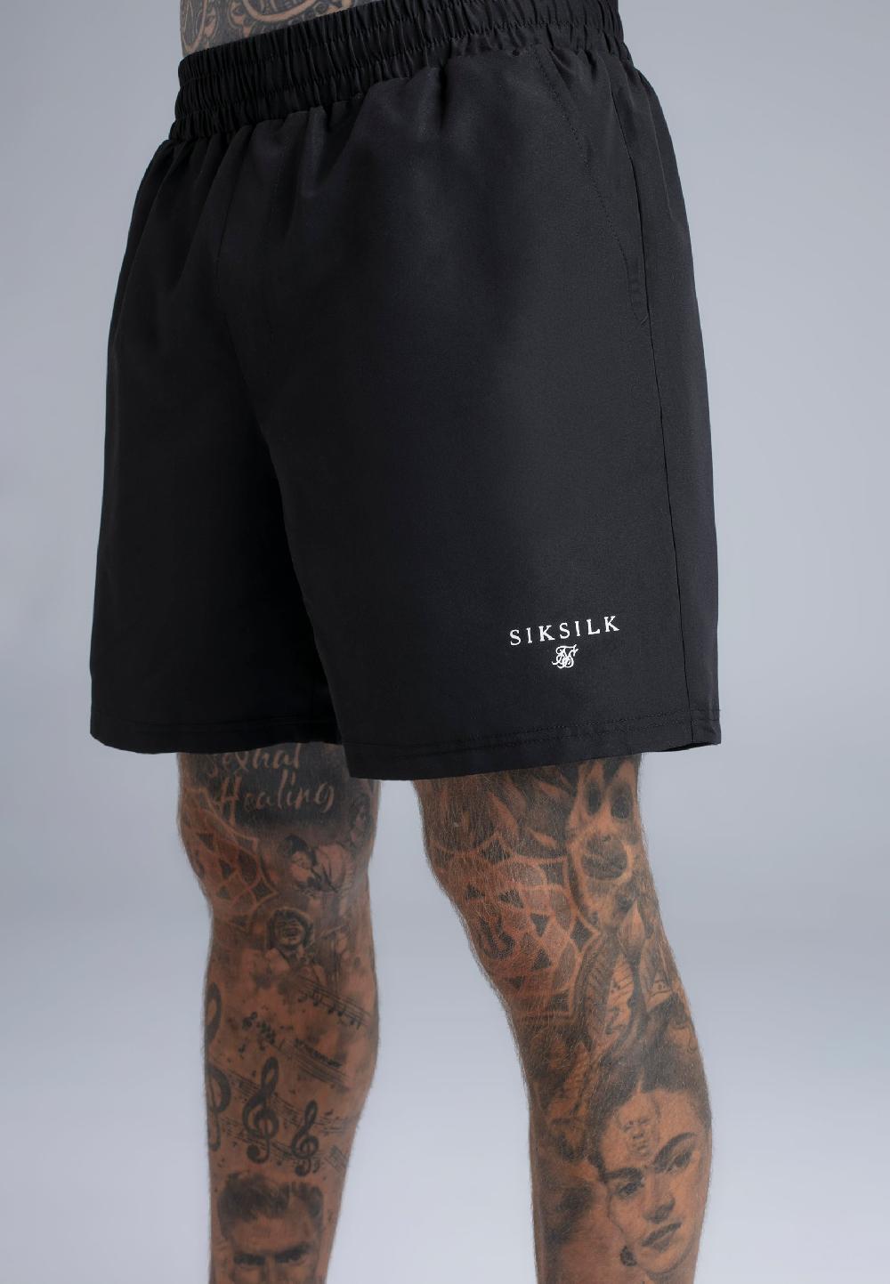 Sik Silk Black Swim Shorts