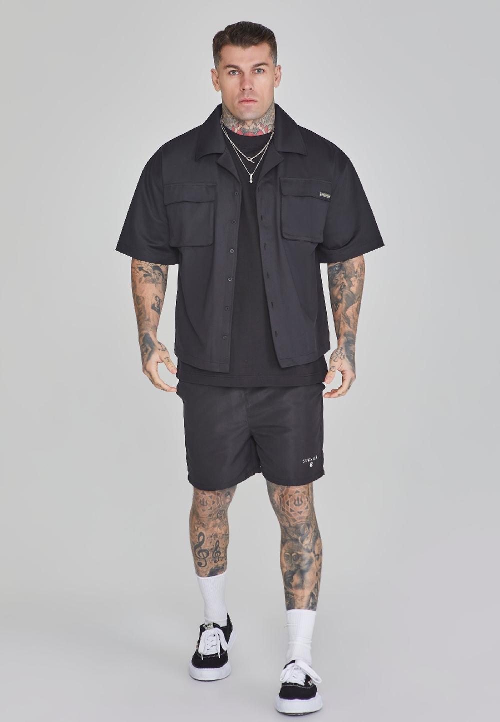 Sik Silk Black Swim Shorts