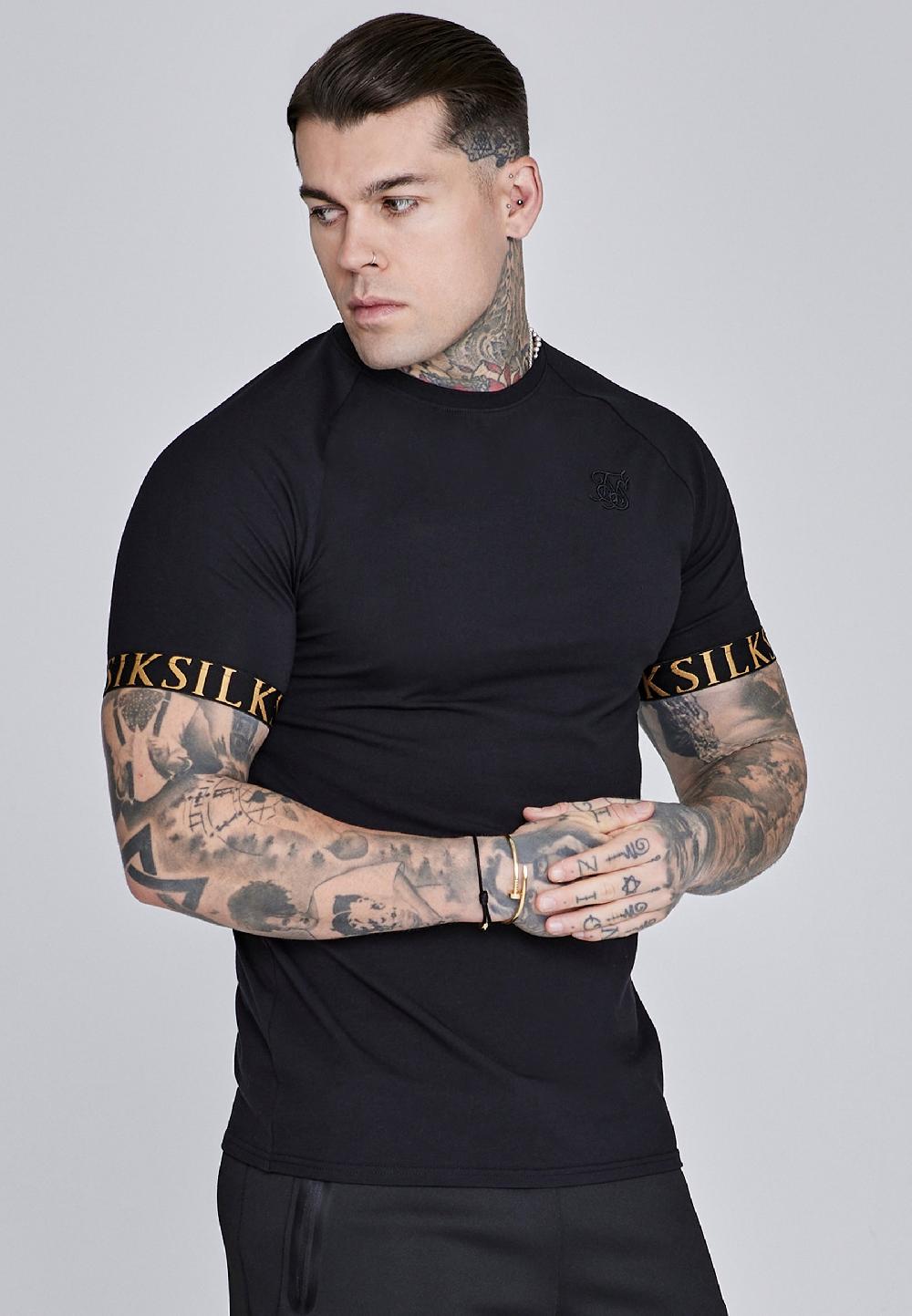 sik silk Black Tech T-Shirt