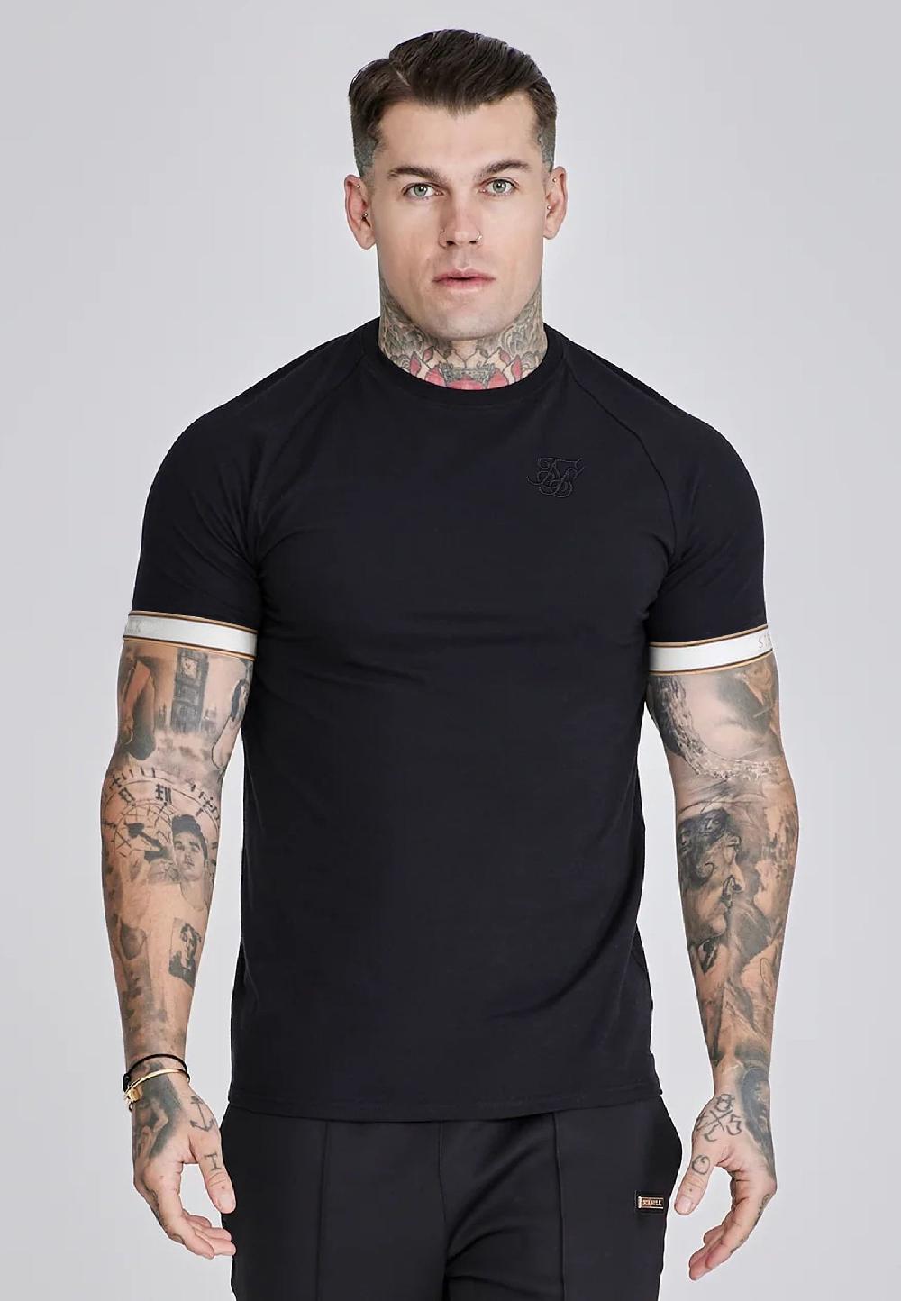 sik silk Black Tech T-Shirt