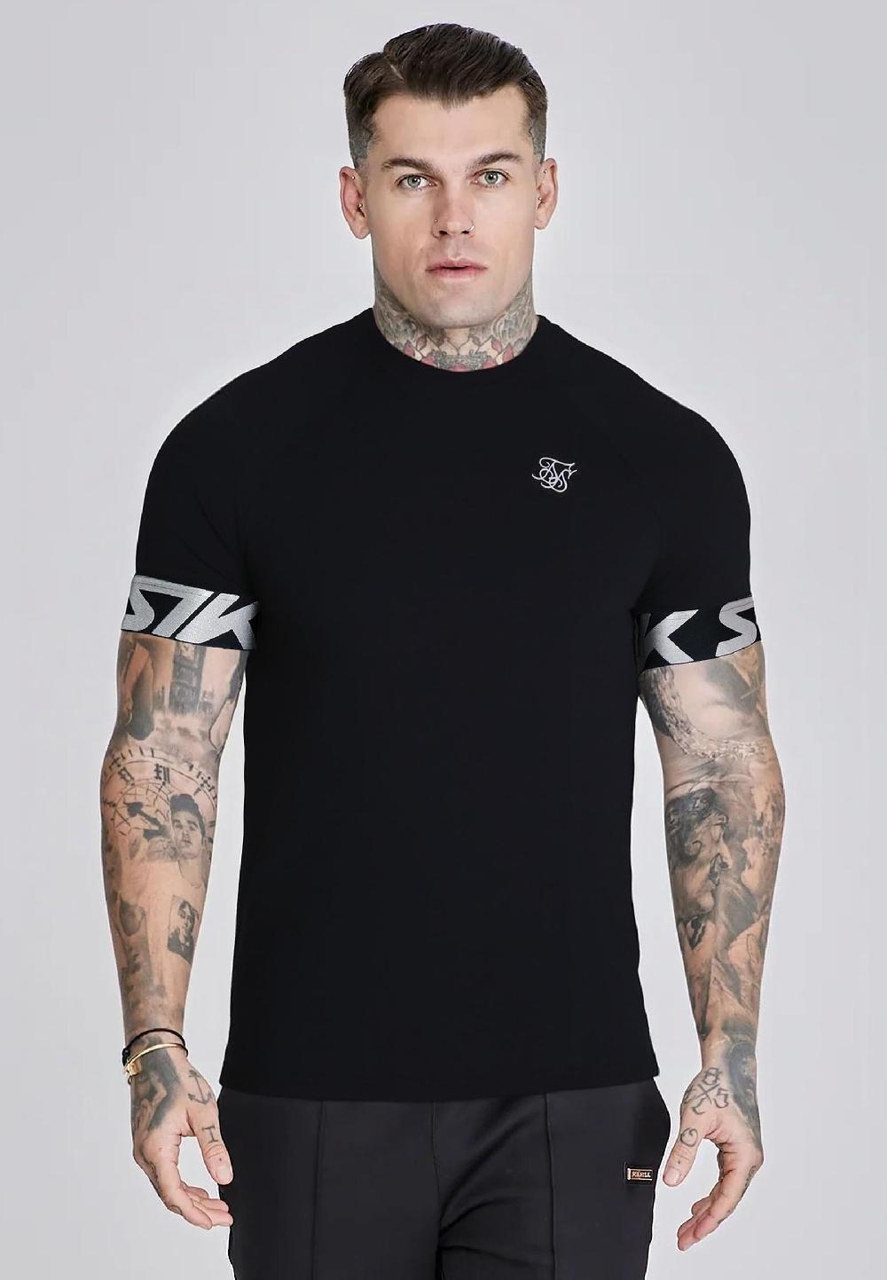 Sik Silk Black Tech T-Shirt