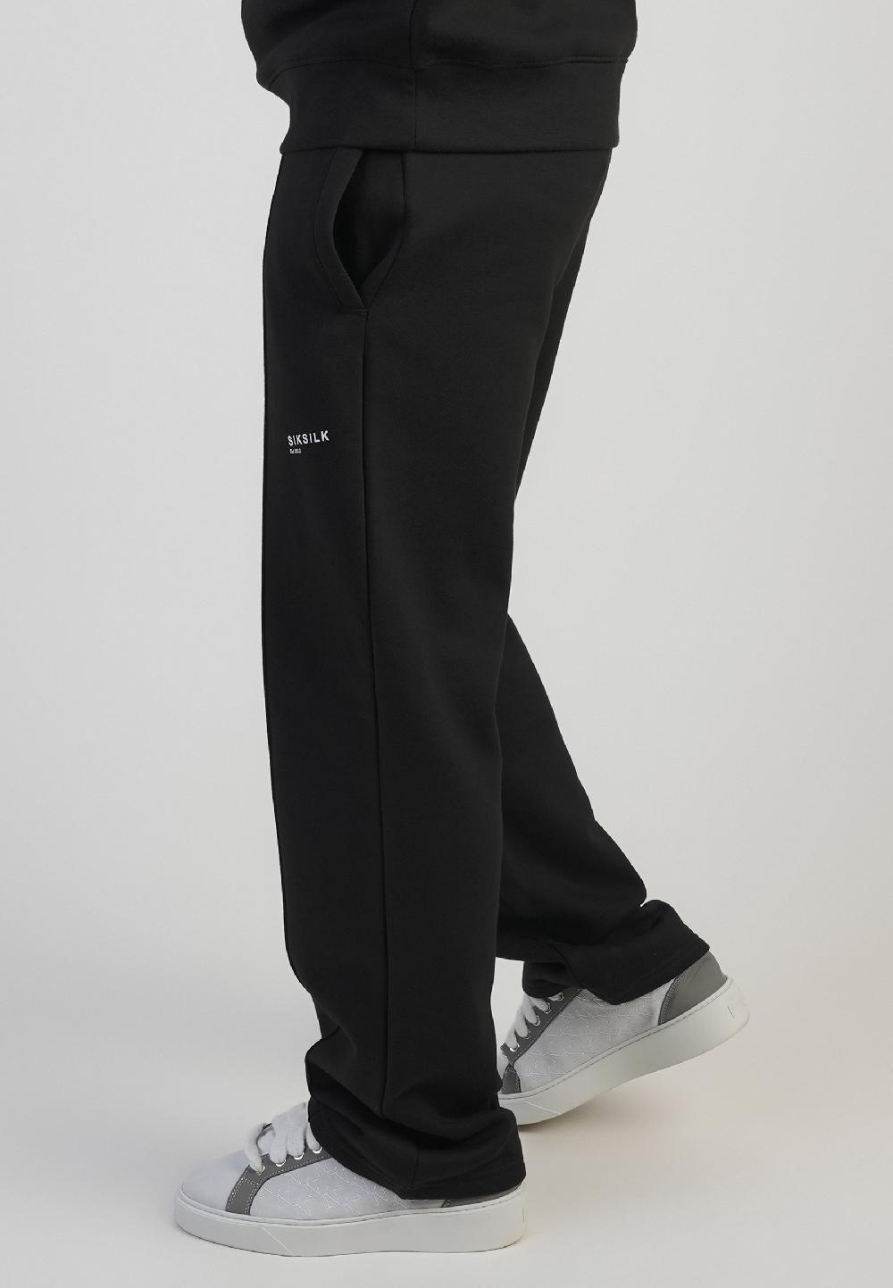 Sik Silk Black Track Pants