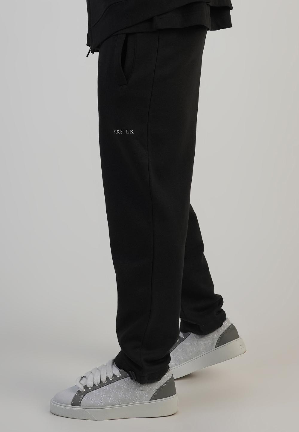 Sik Silk Black Track Pants