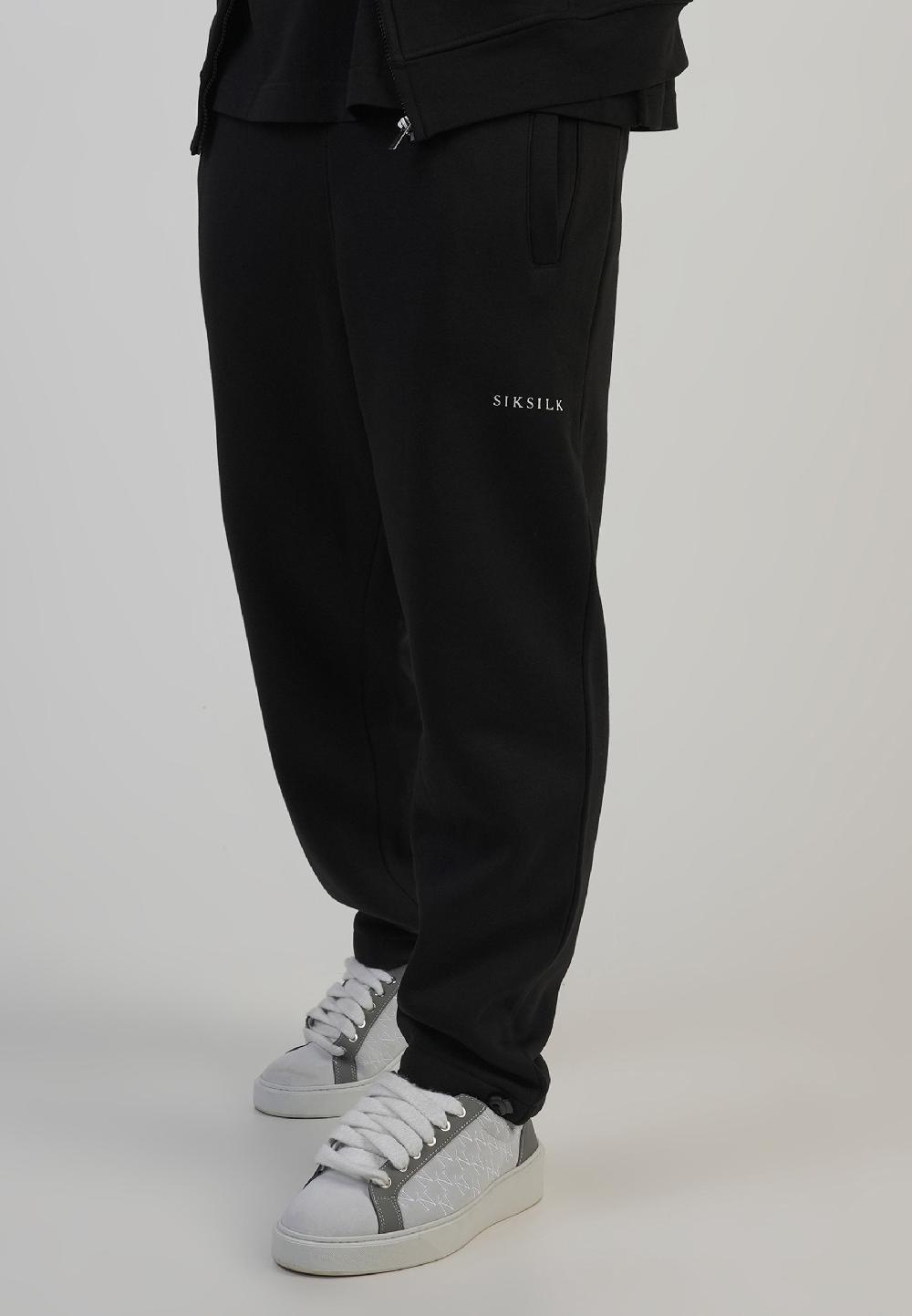 sik silk Black Track Pants