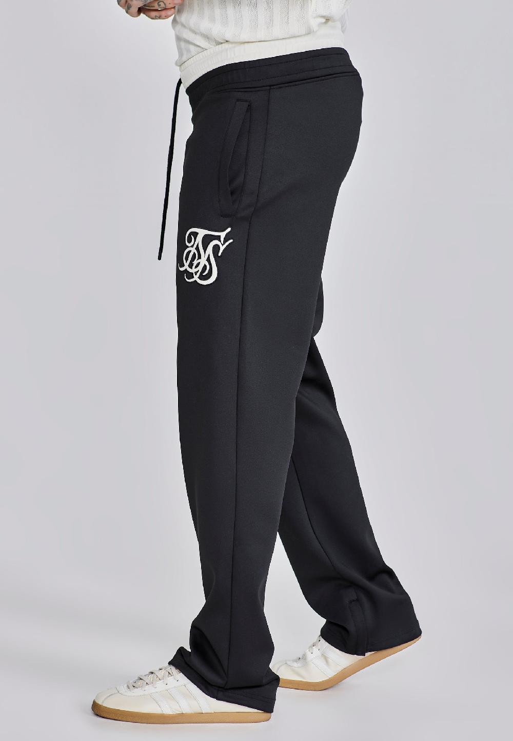 Sik Silk Black Track Pants