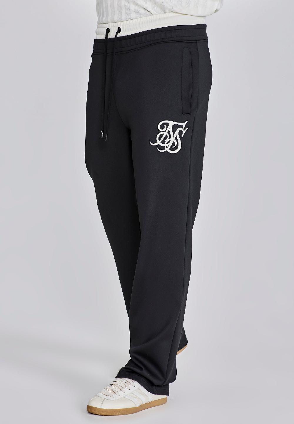 sik silk Black Track Pants