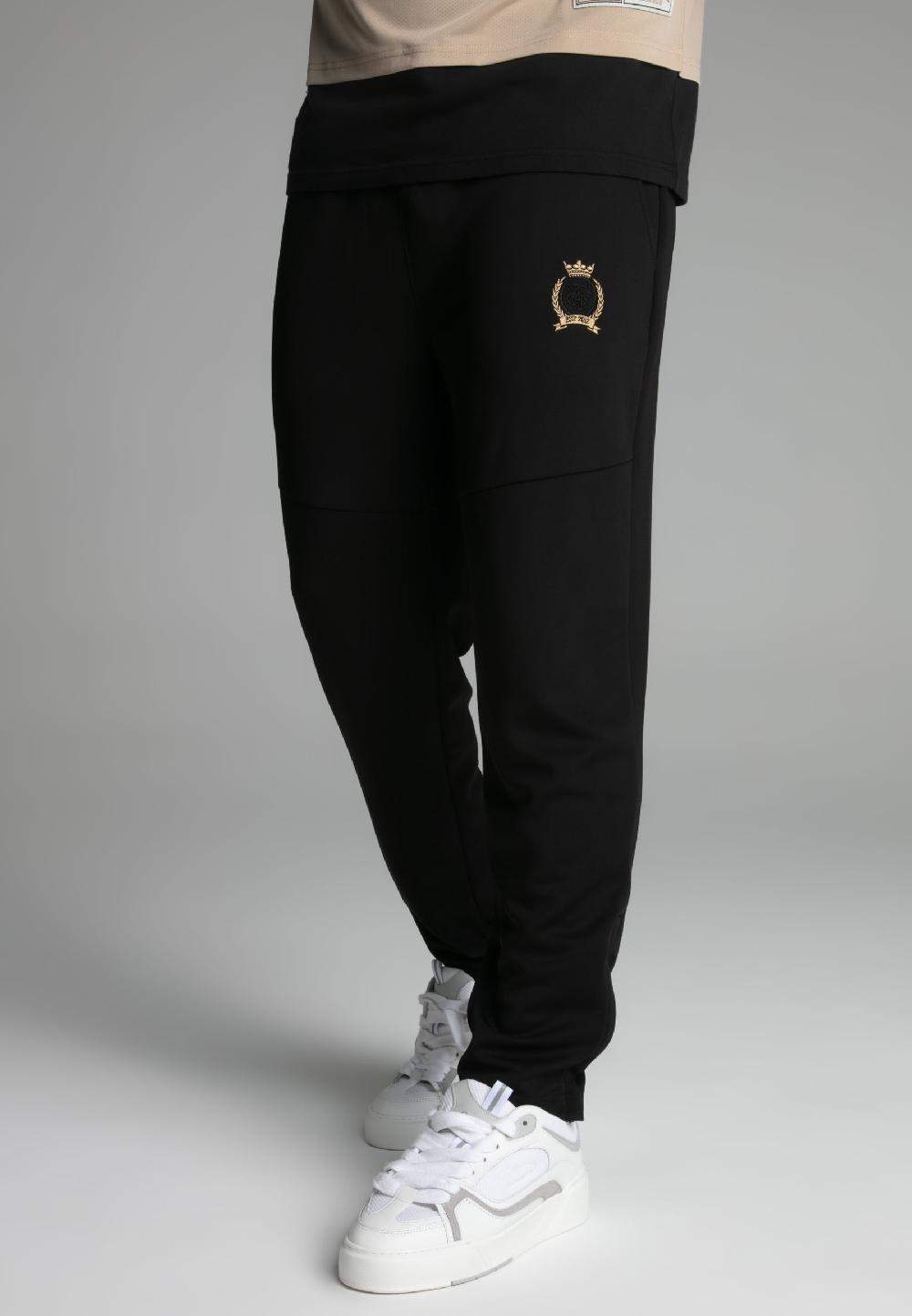 sik silk Black Track Pants
