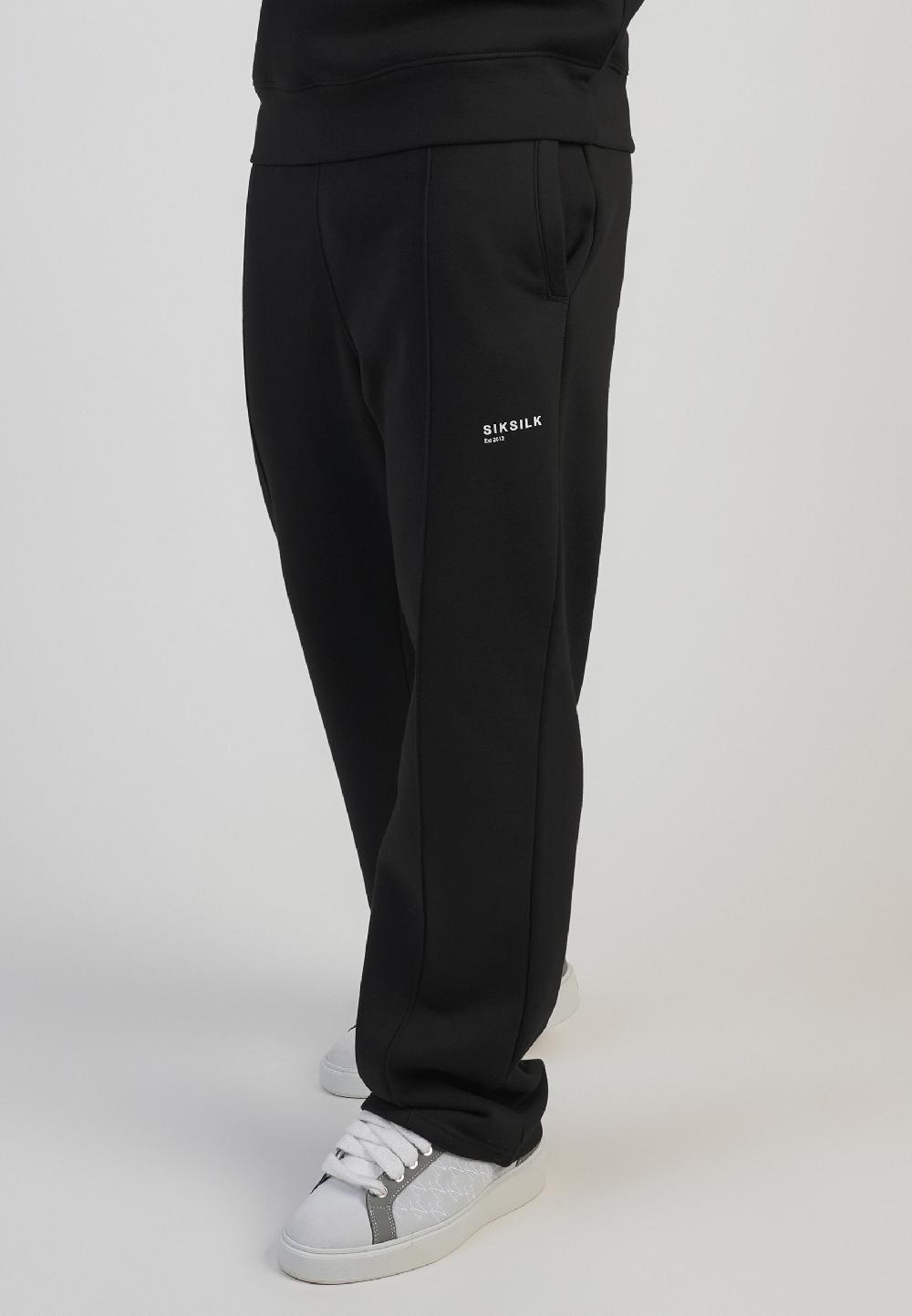 sik silk Black Track Pants