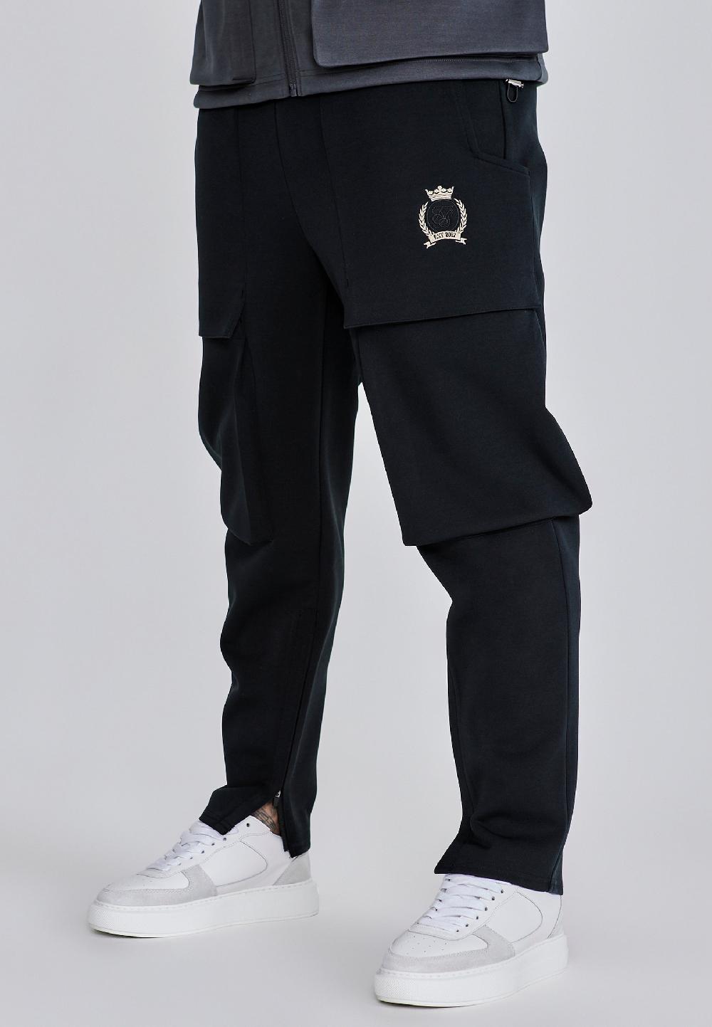 Sik Silk Black Utility Pants