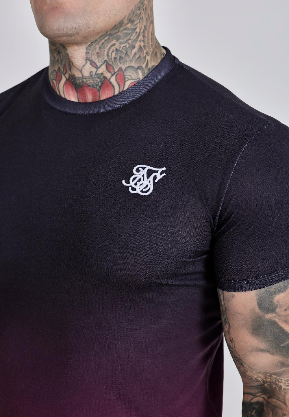 Sik Silk Blue Pink Fade T-Shirt