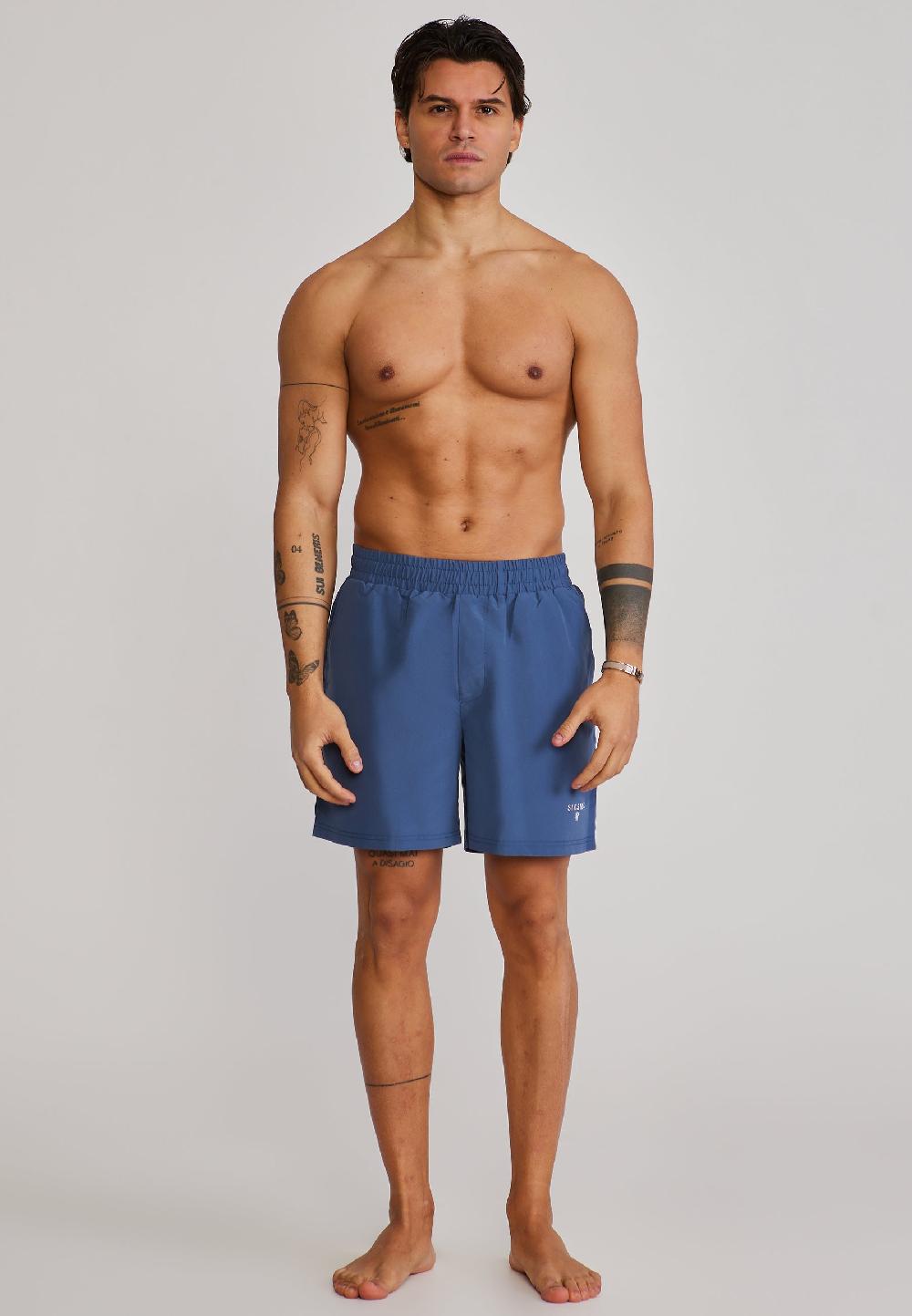 Sik Silk Blue Swim Shorts