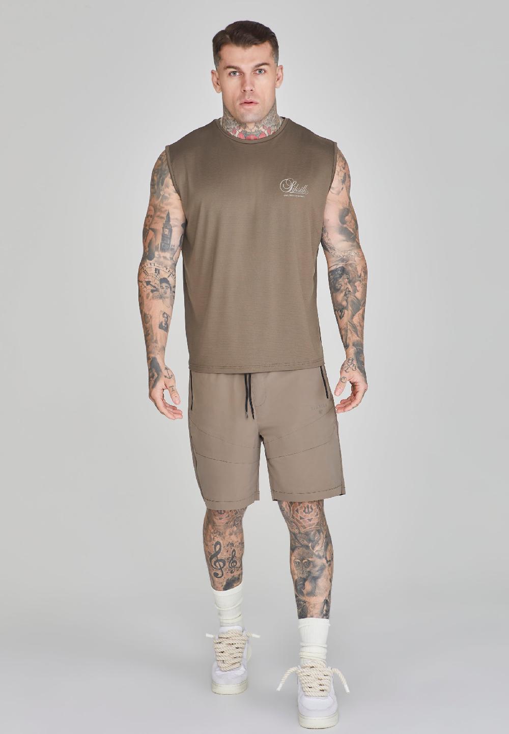 Sik Silk Brown Cargo Shorts
